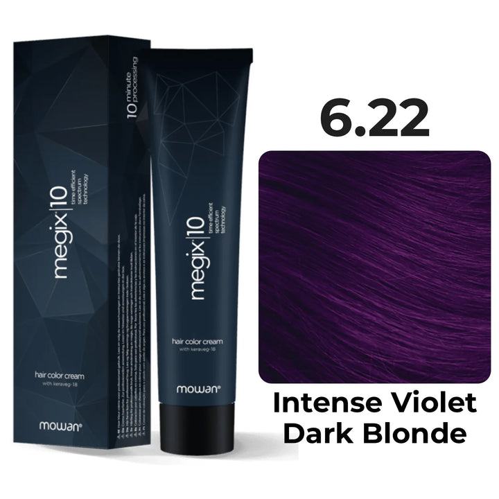6.22 - Intense Violet Dark Blonde - 100ml – International Beauty