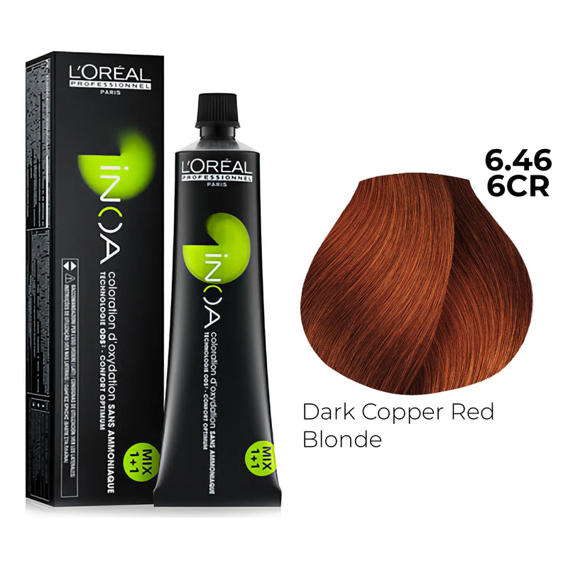 6.46/6CR - Dark Copper Red Blonde - Inoa Copper