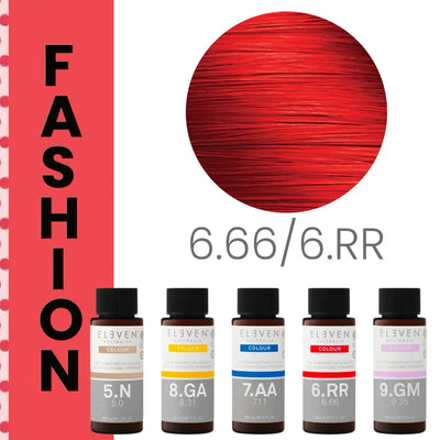 6.66/6RR - Dark Blonde Red Intense - Eleven Australia Liquid Color
