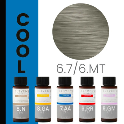 6.7/6MT - Cool Dark Blonde Muted - Eleven Australia Liquid Color