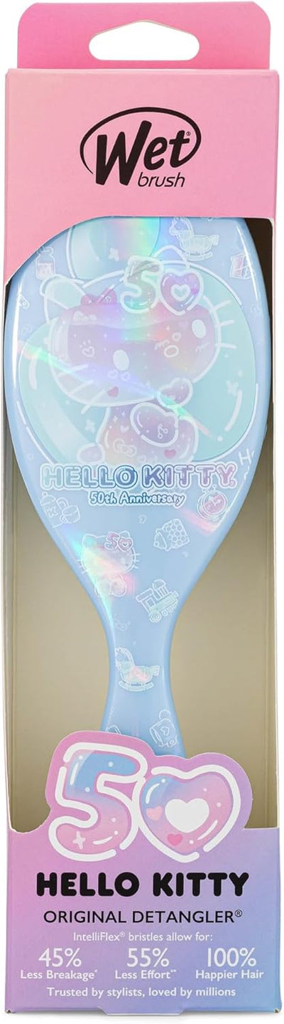 Wet Brush - ORIGINAL DETANGLER - Hello Kitty 50 Birthday - BLUE