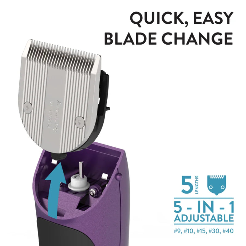 WAHL Animal Bravura Lithium Ion Clipper - Purple