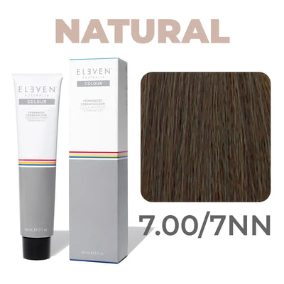 7.00/7NN - Natural Medium Blonde Intense - Eleven Australia Permanent Cream Colour - 60ml