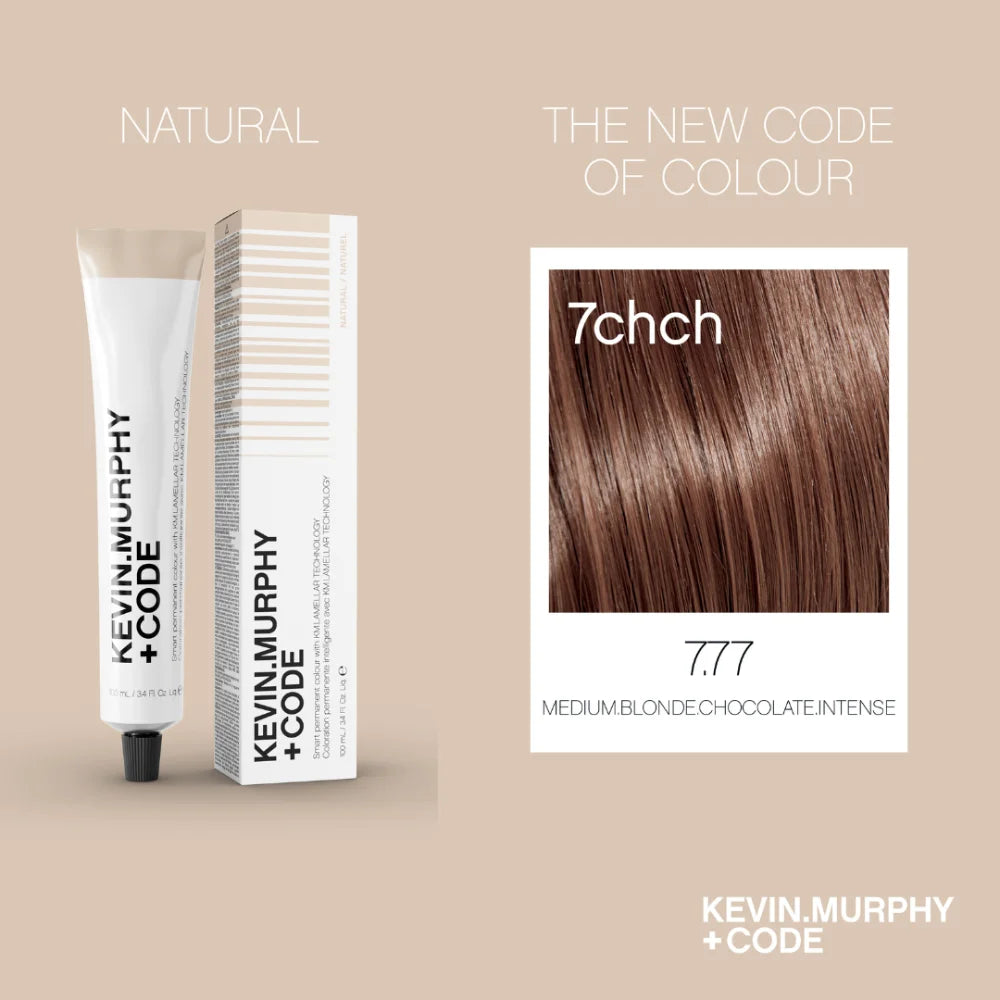 CODE+ - 7.77/7chch - MEDIUM BLONDE CHOCLATE INTENSE - 100ml