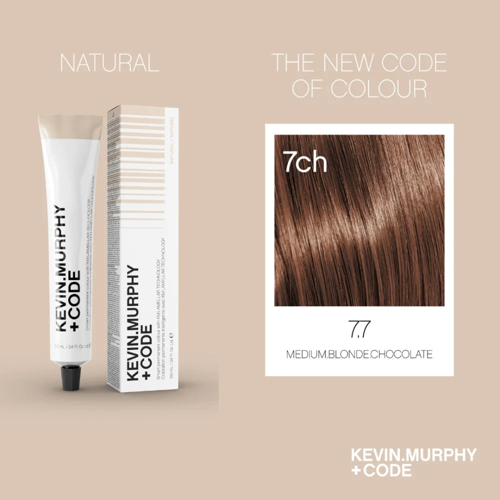 CODE+ - 7.7/7ch - MEDIUM BLONDE CHOCOLATE - 100ml – International Beauty
