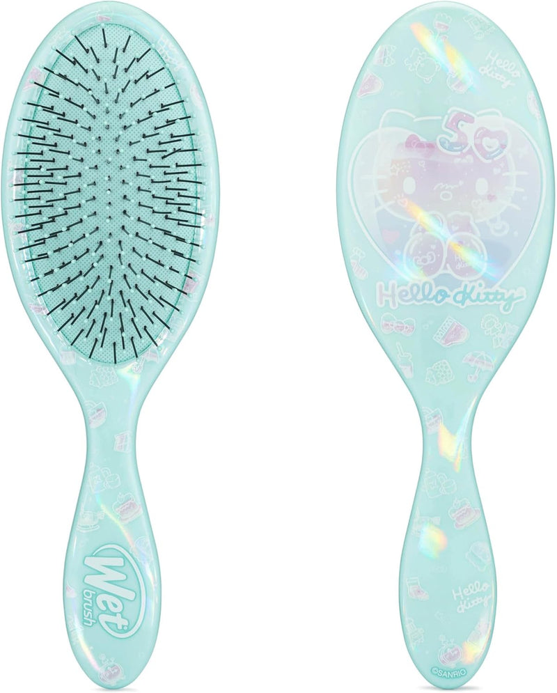 Wet Brush - ORIGINAL DETANGLER - Hello Kitty 50 Birthday - GREEN