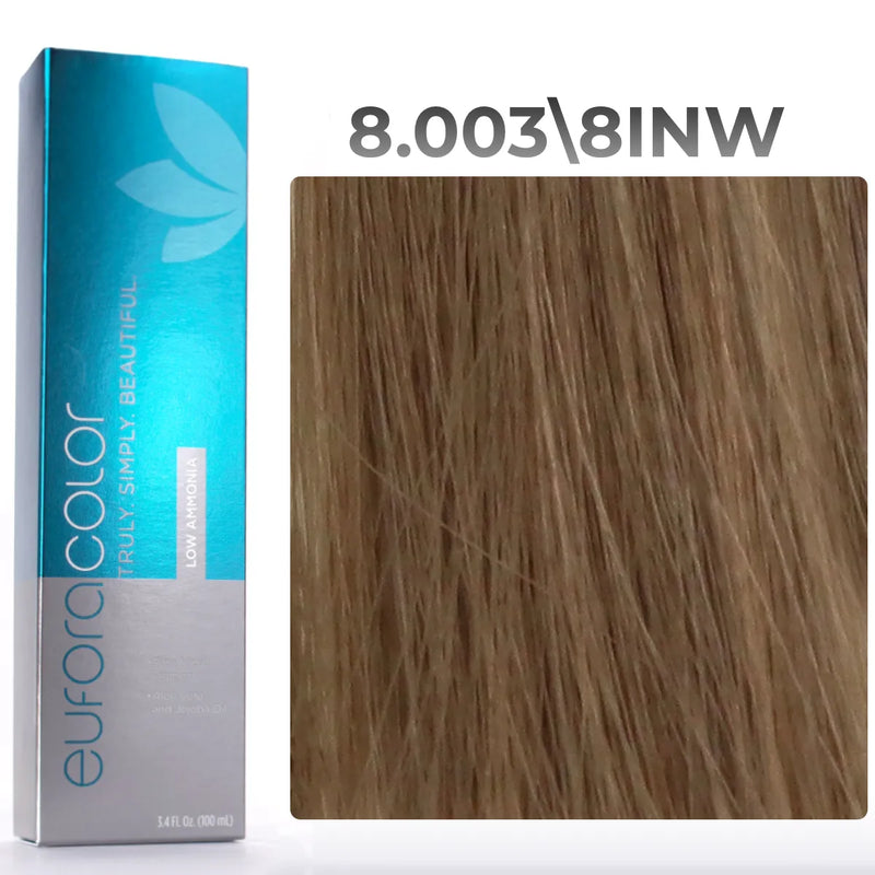 8.003\8INW - Light Intense Natural Warm Blonde - Low Ammonia - 100ml