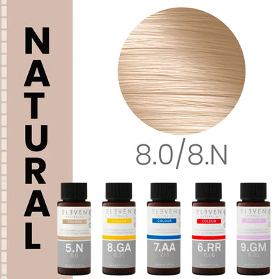 8.0/8N - Natural Light Blonde - Eleven Australia Liquid Color