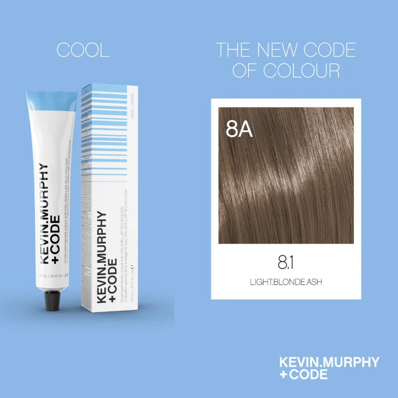 CODE+ - 8.1/8A - LIGHT BLONDE ASH - 100ml