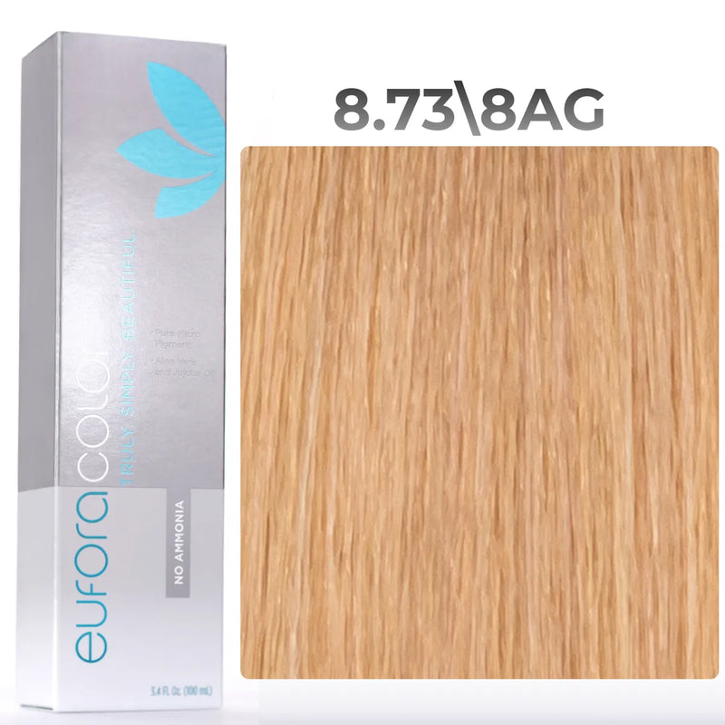 8.73\8AG - Light Cappuccino Blonde - No Ammonia - 100ml
