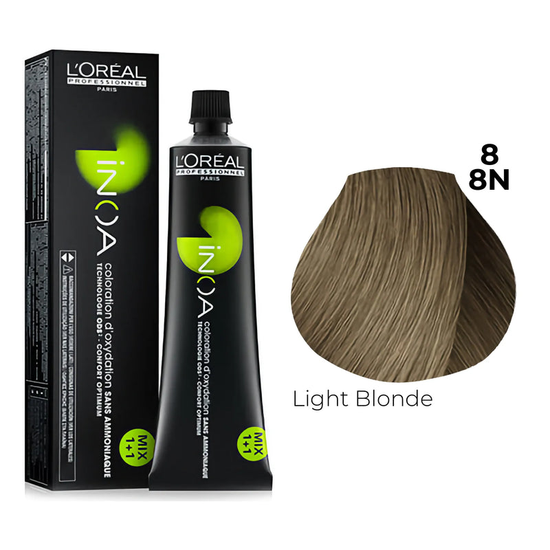 8/8N - Light Blonde - Inoa Naturals