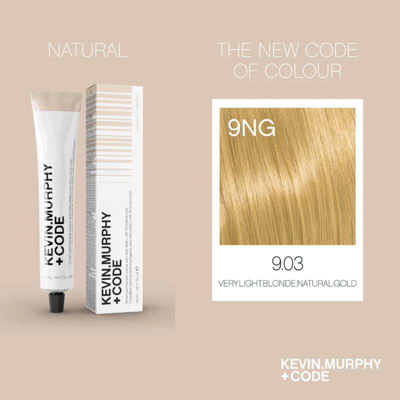 CODE+ - 9.03/9NG - VERY LIGHT BLONDE NATURAL GOLD - 100ml