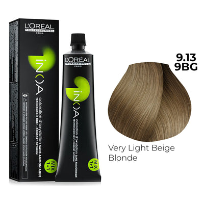 9.13/9BG - Very Light Beige Blonde - Inoa Cool Browns & Blondes