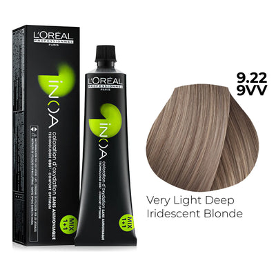 9.22/9VV - Very Light Deep Iridescent Blonde - Inoa High Resist