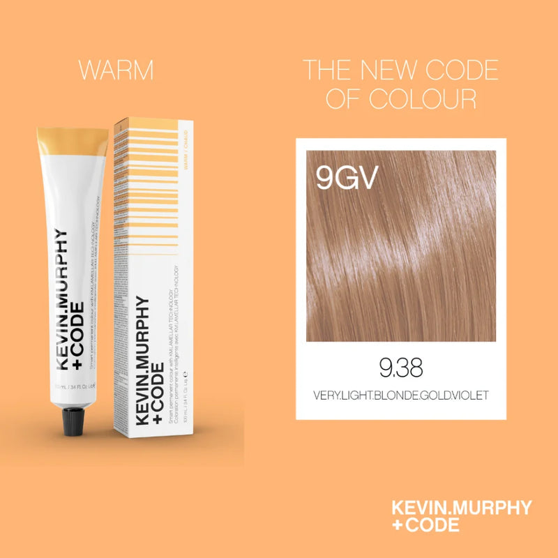 CODE+ - 9.38/9GV - VERY LIGHT BLONDE GOLD VIOLET - 100ml