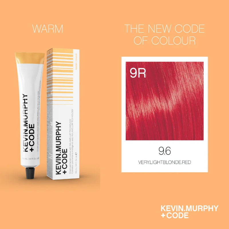 CODE+ - 9.6/9R - VERY LIGHT BLONDE RED - 100ml