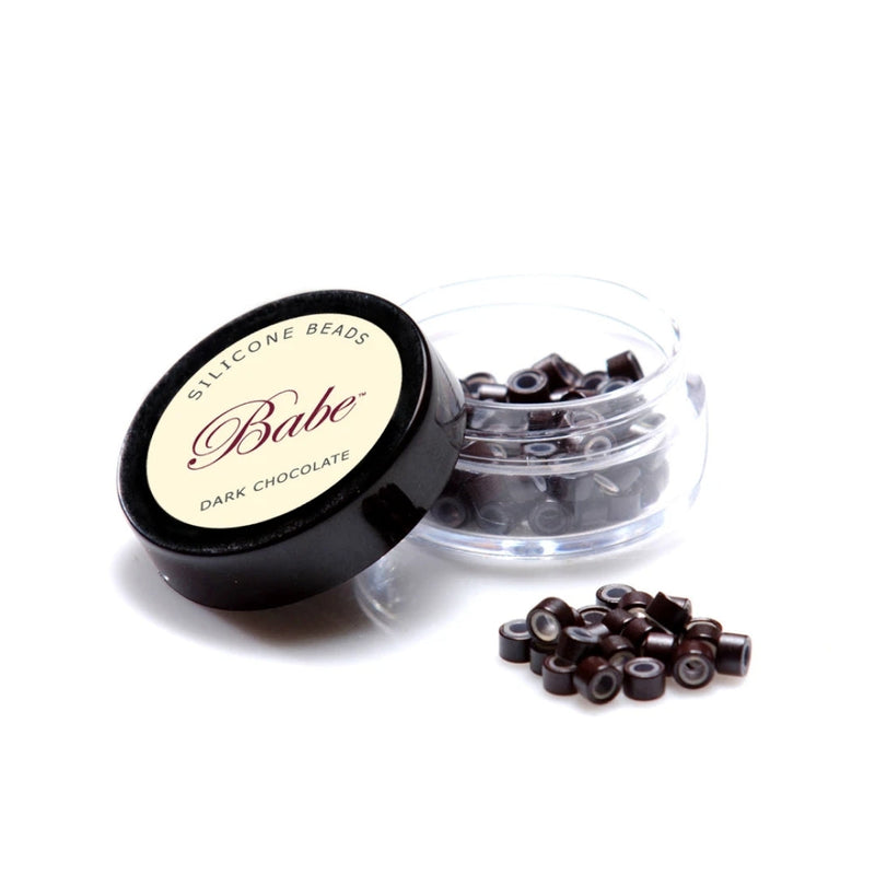 Babe Silicone Beads Dark Chocolate