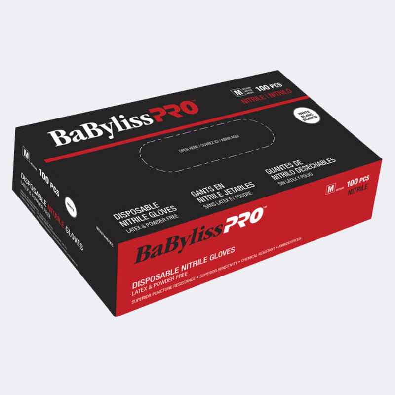 BaBylissPRO Disposable Powder Free Nitrile Gloves