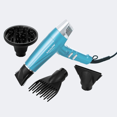 BaBylissPRO Nano-Titanium Dual Ionic High-Speed Hairdryer (Blue)