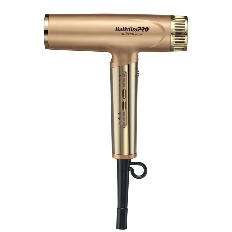 BaBylissPRO Nano Titanium - Limited Edition - High Speed Nano Light Hairdryer - Gold