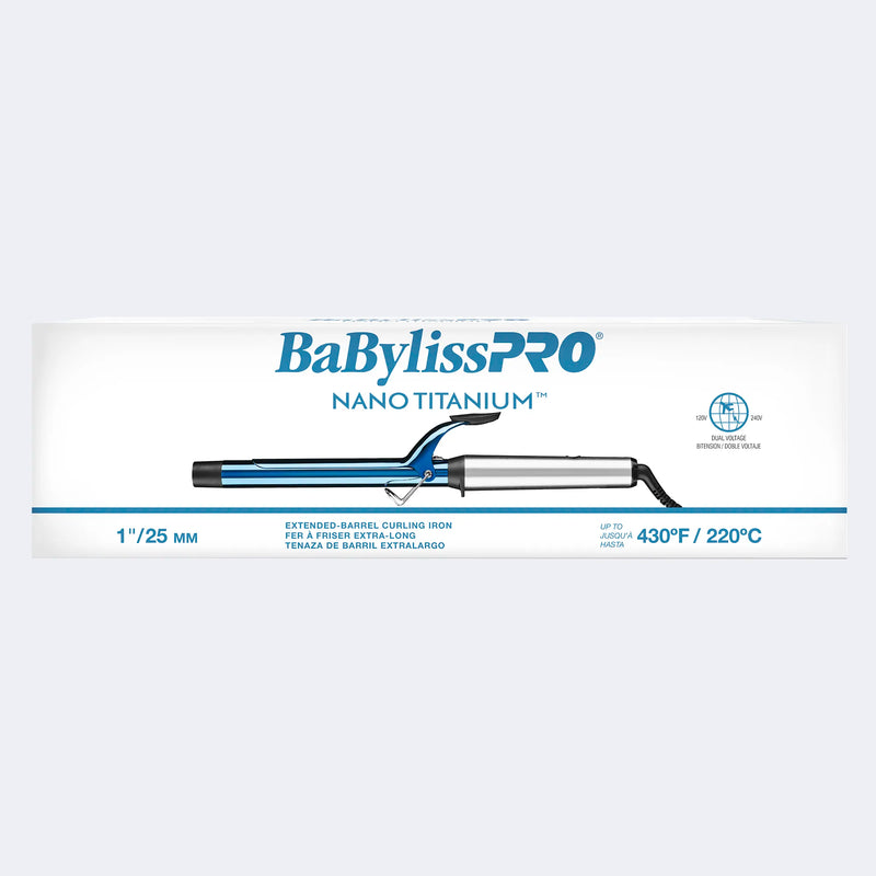 BaBylissPRO Nano-Titanium 1 " Extended Barrel Curling Iron