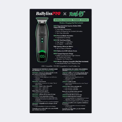 BaBylissPRO® x Tomb45® Wireless-Charging Trimmer