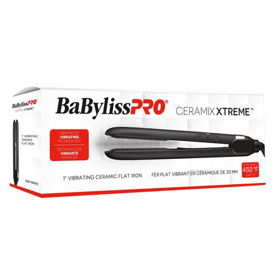 BabylissPRO Ceramix Xtreme Vibrating Ceramic Flat Iron 1in