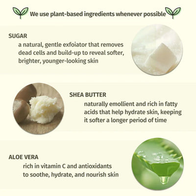 HEMPZ - Age Defying Vanilla Herbal Sugar Body Scrub - 176g/7.3oz