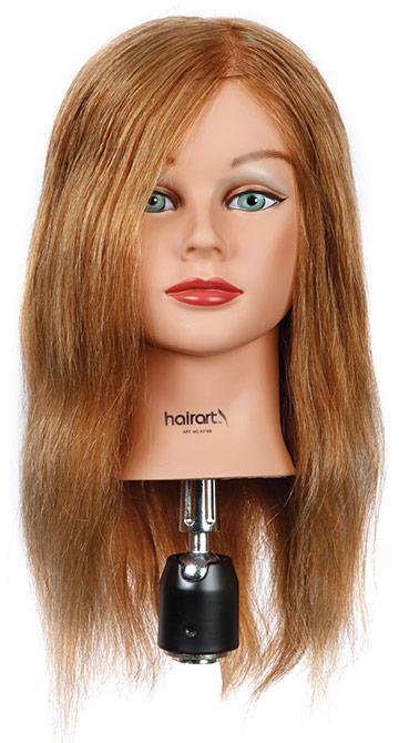 BROOKE 100% HUMAN HAIR MANNEQUIN LONG HAIR TRAINING HEAD