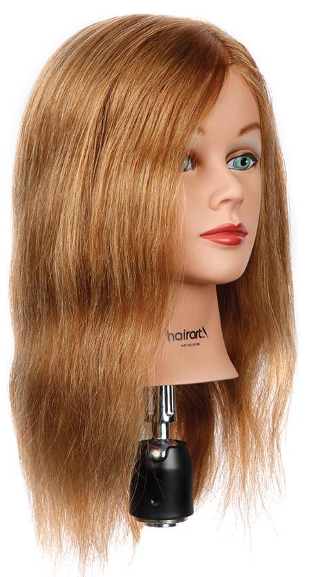 BROOKE 100% HUMAN HAIR MANNEQUIN LONG HAIR TRAINING HEAD