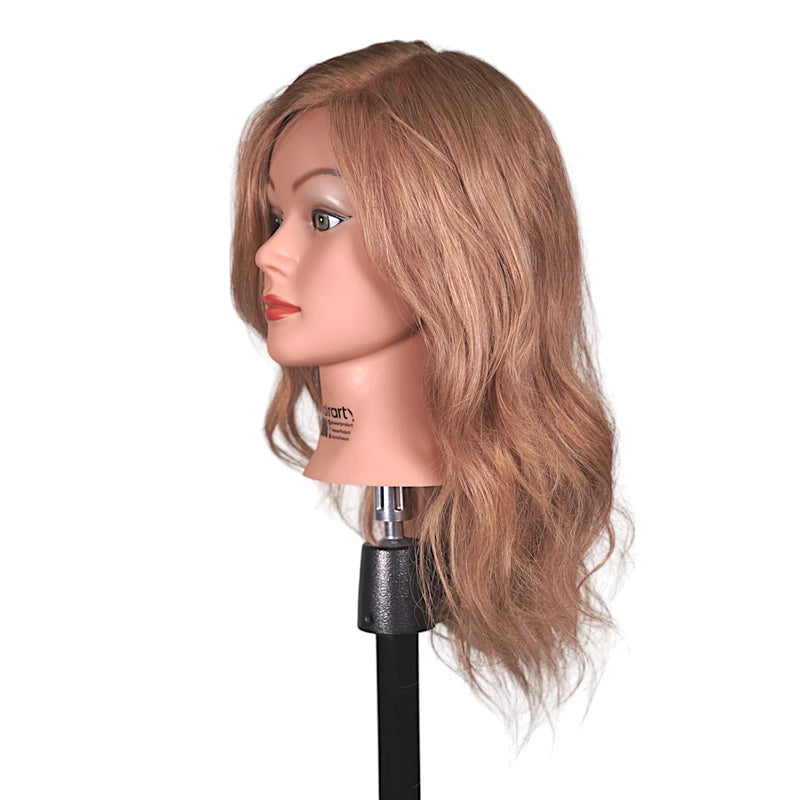 BROOKE 100% HUMAN HAIR MANNEQUIN LONG HAIR TRAINING HEAD