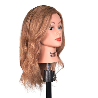 BROOKE 100% HUMAN HAIR MANNEQUIN LONG HAIR TRAINING HEAD