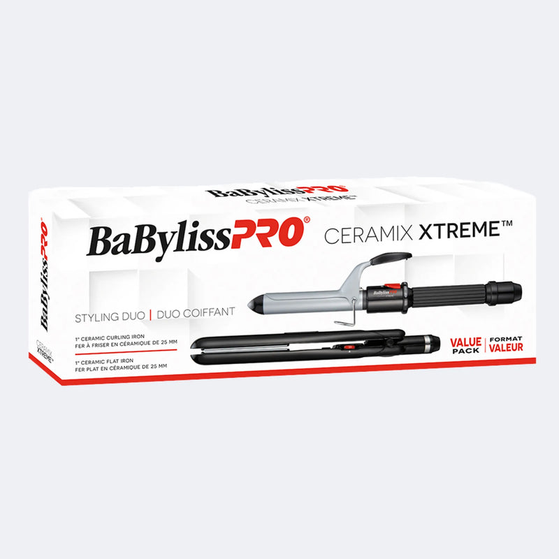 BaBylissPRO Ceramix Xtreme Straighten & Curl DUO