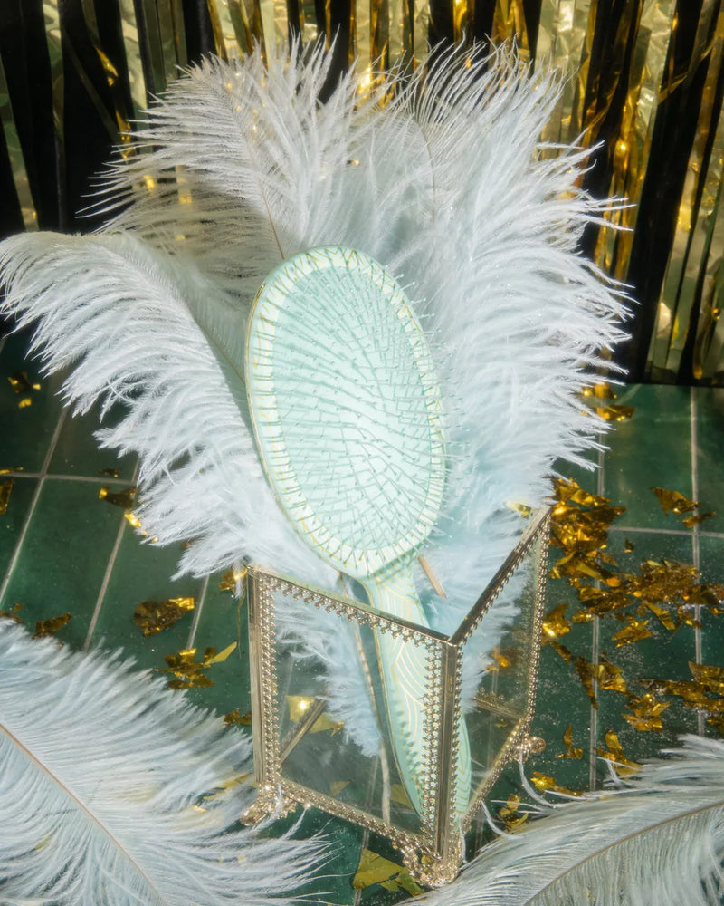 Limited Edition Detangle Brush - Cheers Haters - Great Gatsby