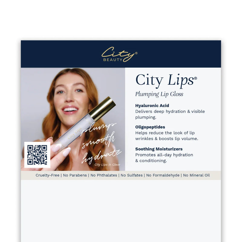 City Lips - Empty Display C/W Header/Back Card