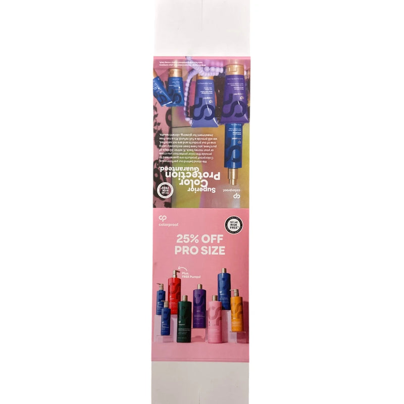 Colorproof Liter Tent Card