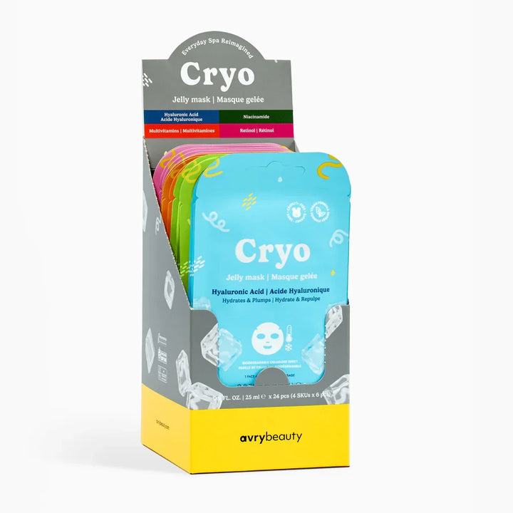 Cryo Jelly Facial mask - Assorted Kit 24pcs – International Beauty