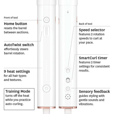 T3 STYLING - CURLWRAP 1" Automatic Rotating Curling Iron