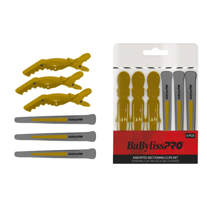 BaBylissPRO - Limited Edition Assorted Sectioning Clip Set