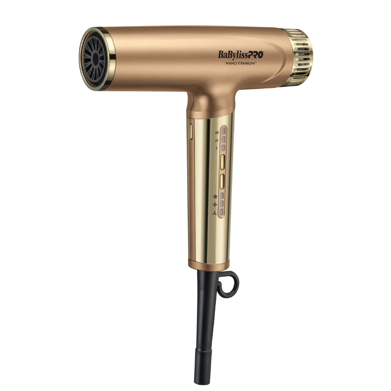 BaBylissPRO Nano Titanium - Limited Edition - High Speed Nano Light Hairdryer - Gold