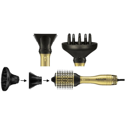 BaBylissPRO Nano Titanium - Limited Edition - DETACHABLE 3-IN-1 HOT AIR BRUSH & DRYER 2-1/2in