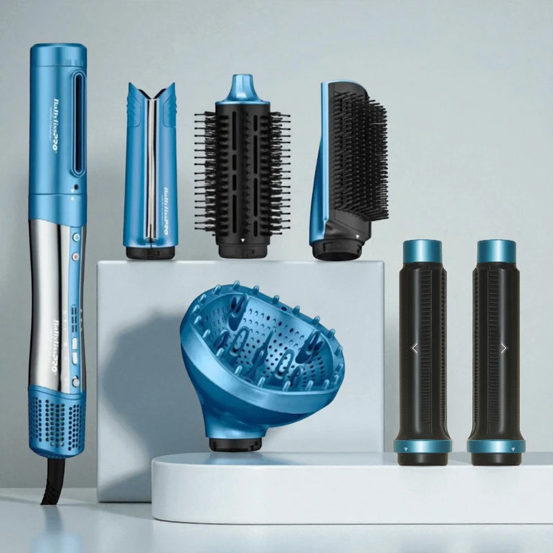BaBylissPRO Nano Titanium - StyleSwitch - Ionic Multi-Styler & Dryer with Attachment