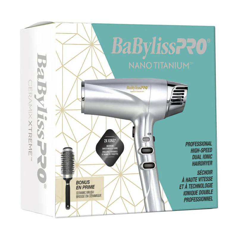 Limited Edition - BabylissPro Nano Titanium Dual Ionic High Speed Hairdryer (Stella Edition)