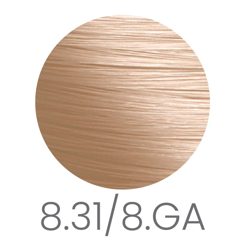 8.31/8GA - Light Blonde Natural Gold - Eleven Australia Liquid Color