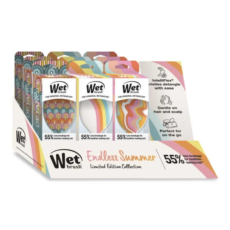 Wet Brush Limited Edition MINI DETANGLER - ENDLESS SUMMER - 9PC EMPTY DISPLAY