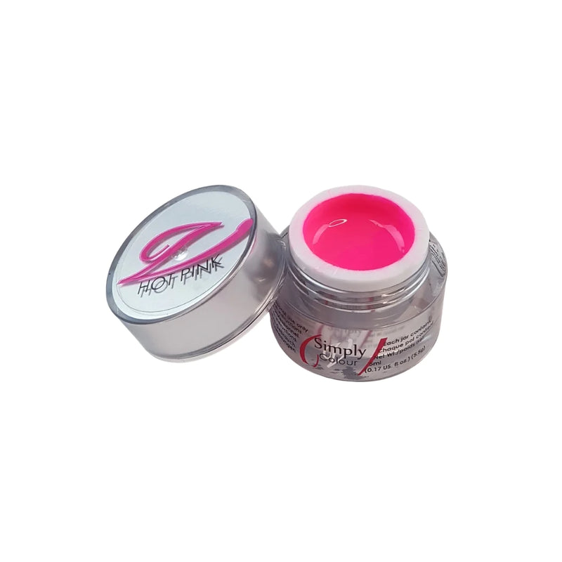 Simply Colour Gel - Hot Pink - 5ml