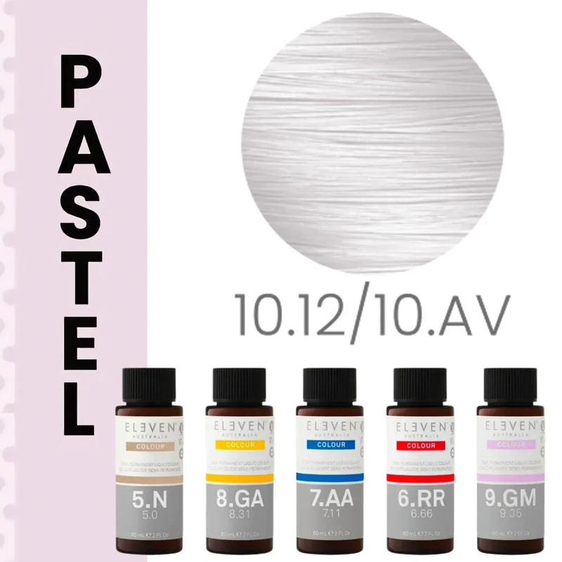 10.12/10.AV Light Blonde Violet Ash - Eleven Color Liquid color - 60ml