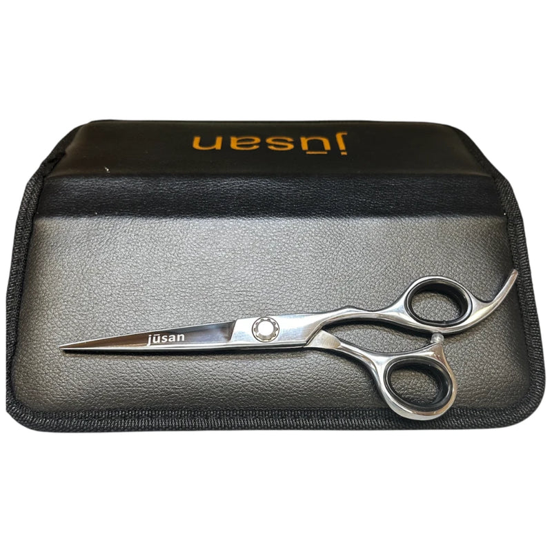 JUSAN 6" SCISSOR WITH CASE / FINGER REST