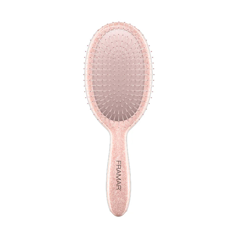 Glitter Detangle Brush - ROSÉ