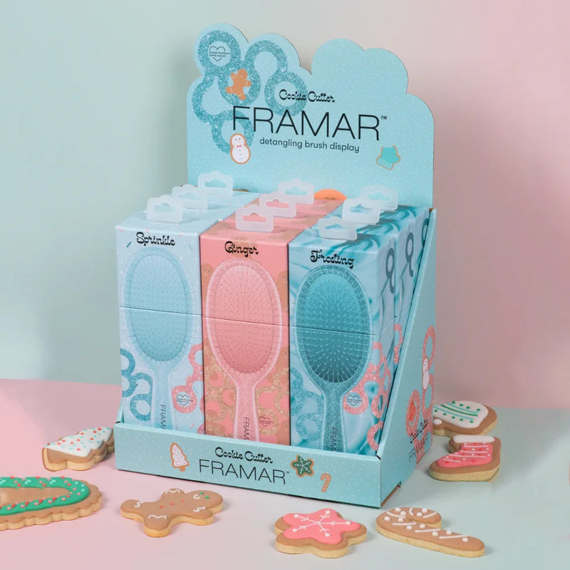 Cookie Cutter - 9pc Detangle Brush Display